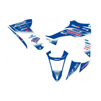 Graphic Kit réplica PSR-BY RAPPORT blue and yellow for Yamaha 450 YFZR