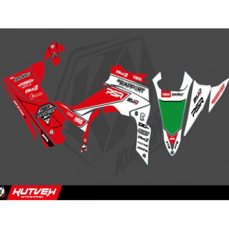 Kit déco réplica PSR-BY RAPPORT pour Yamaha 450 YFZR.