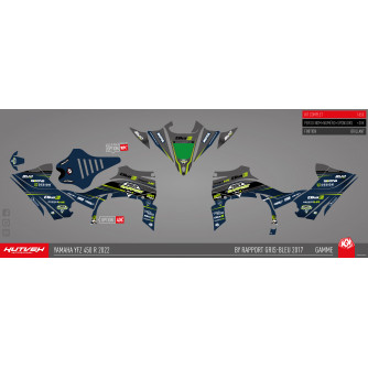 Kit déco Replica bleu/gris...
