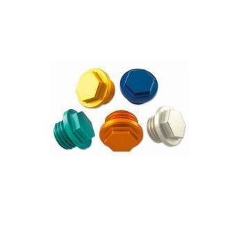 Bouchon moteur alu bleu