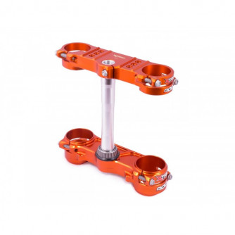 Té de fourche X-TRIG Rocs Pro orange 20-22mm pour 350 SXF