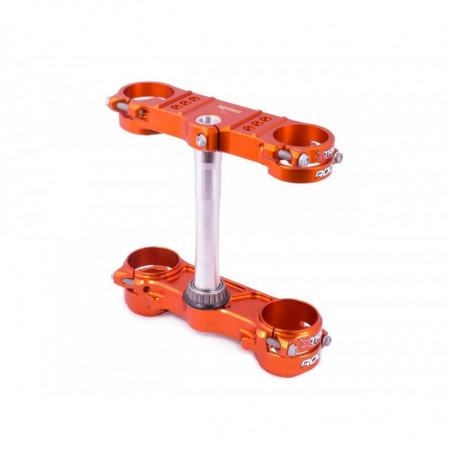 Té de fourche X-TRIG Rocs Pro orange 20-22mm pour 350 SXF