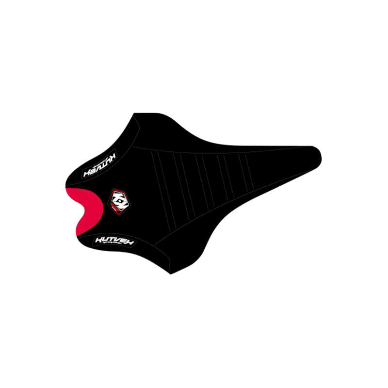 Housse de selle - red/black