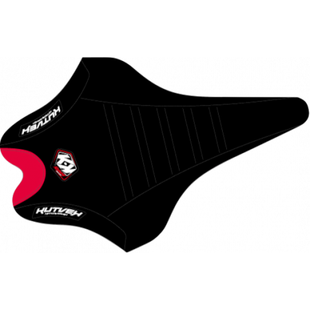 Housse de selle - red/black