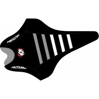 housse de selle - noir/gris