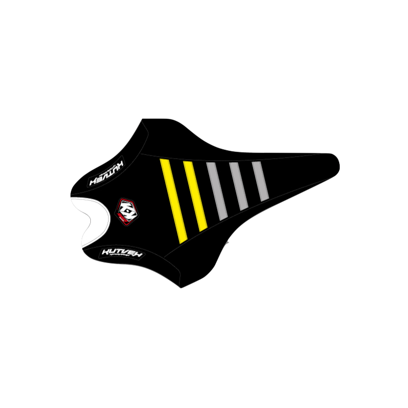 Housse de selle - noir/jaune/gris