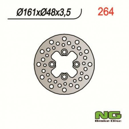Disque de frein NG BRAKES fixe - 264 pour 450 YFZ.