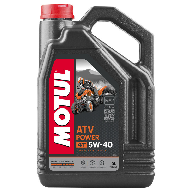 Huile moteur Motul ATV power 5W-40 4T - 4L Huile moteur Motul ATV power 5W-40 4T - 4L
