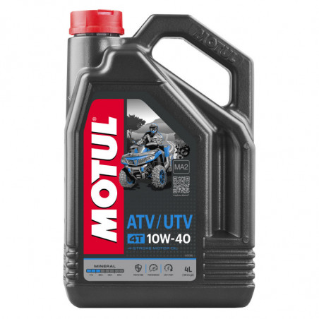 Huile moteur Motul ATV-UTV 4T 10W-40 - 4L
