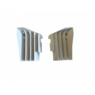 Kit grille de radiateur blanc.
