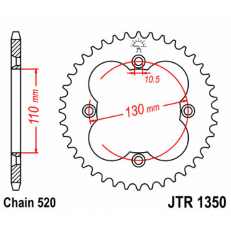 Couronne 36 dents acier JT...