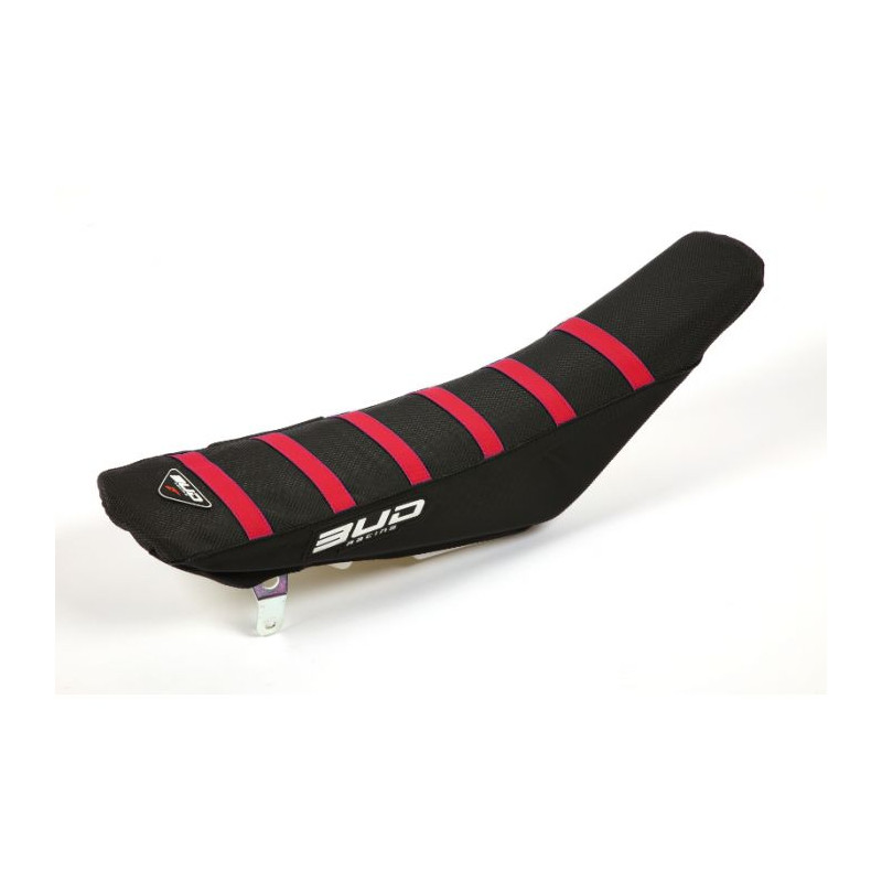 Housse de selle Bud Racing rouge
