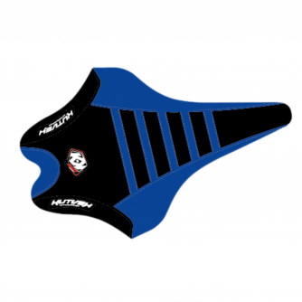 Housse de selle bleu et noir Kutvek