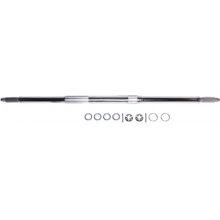 Arbre de roue Silvertech chrome +10cm