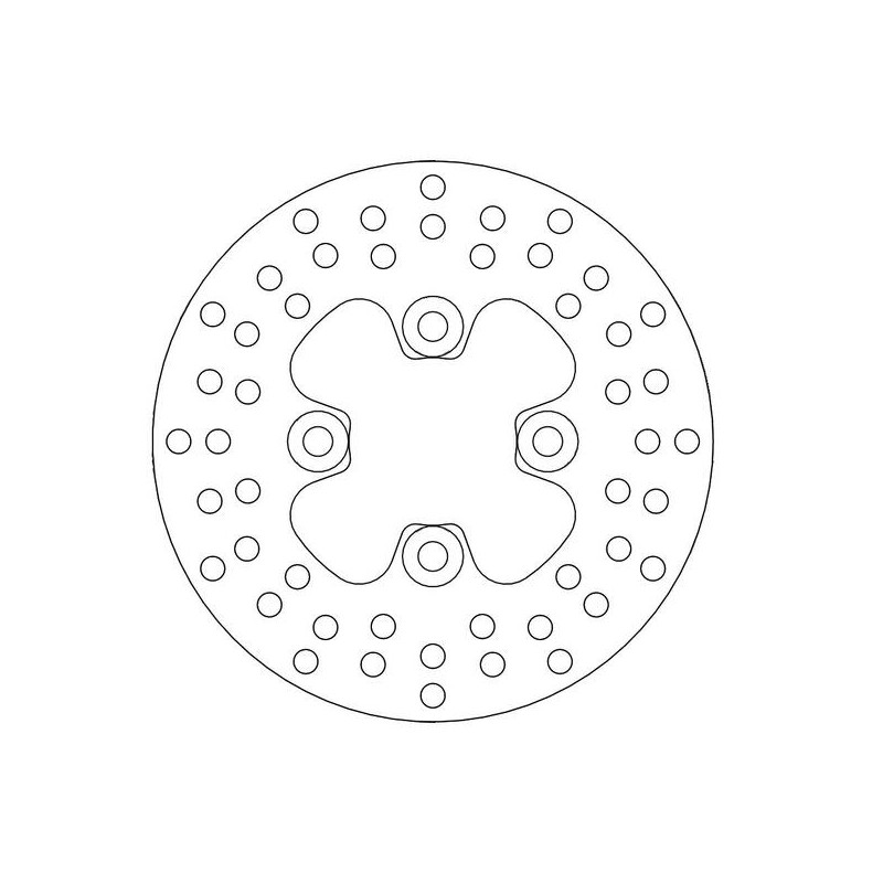 Brake disc round front Moto master