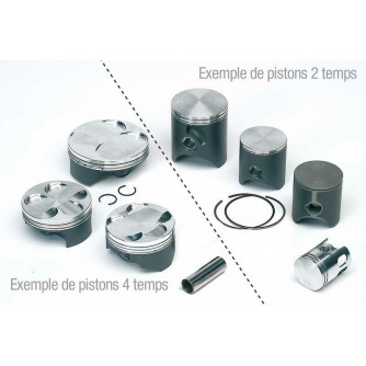Piston forgé, axe, segment(s) et circlips