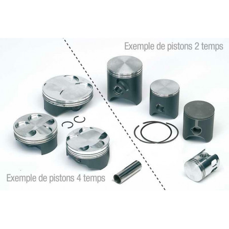 Piston forgé, axe, segment(s) et circlips