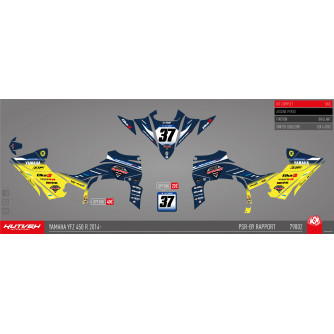Graphic kit blue/yellow...