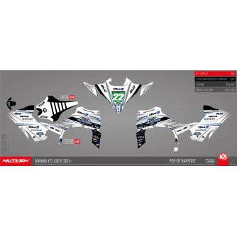 Graphic kit white/blue...