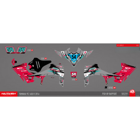 Graphic kit Kutvek pink/grey - 450 YFZR