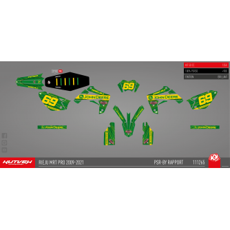 Kit déco vert/jaune John...