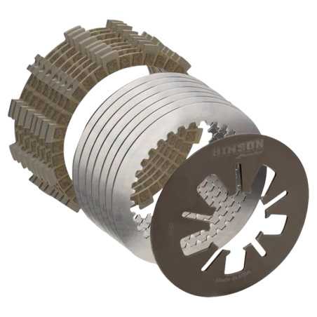 Kit disques + ressorts embrayage Hinson pour 450 KX (2019-2026)